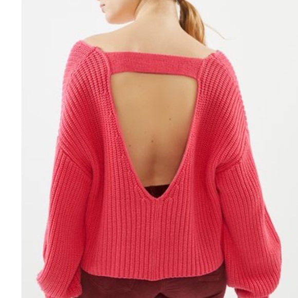 UO Avery Double V-Neck Sweater - Picture 1 of 5
